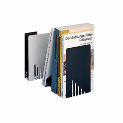 MAUL 3501090 serre-livre Noir Acier