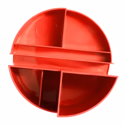 MAUL 4117625 bac de rangement de bureau Plastique Rouge