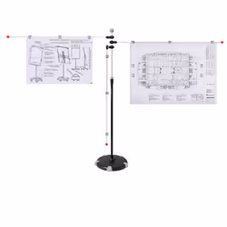 MAUL 6256084 porte-document Aluminium Gris