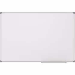 Tableau blanc MAULstandard, émaillé, l x h 1800 x 900 mm. Produit livré = prémonté, montage final à la charge du client. Surf ...