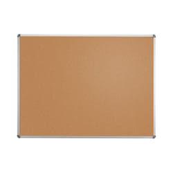 MAUL 6442684 tableau d'affichage & accessoires Tableau d’affichage fixe Marron, Gris Aluminium, Liège