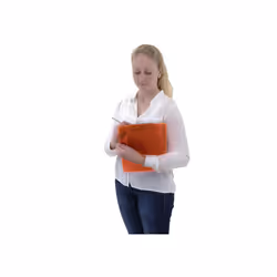 MAUL 2340641 bloc-notes A4 Plastique Orange, Transparent