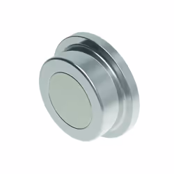MAUL 6170396, Rond, Néodyme, Argent, Gloss, 2,2 cm, 9 mm