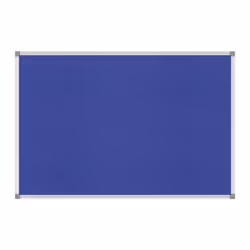 MAUL 6445035, Tableau d’affichage fixe, Bleu, Textile, 900 x 1800 mm, Aluminium, Aluminium