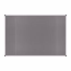 MAUL 6444284, Tableau d’affichage fixe, Gris, Textile, 900 x 1200 mm, Aluminium, Aluminium
