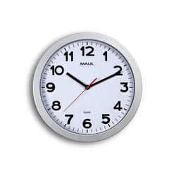 MAUL 9053195 wall/table clock Mur Quartz clock Cercle Argent, Blanc