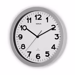 MAUL 9053595 wall/table clock Quartz clock Cercle Argent, Blanc