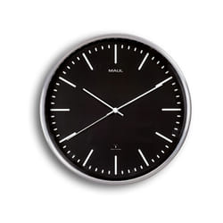 MAUL 9063490 wall/table clock Cercle Aluminium, Noir