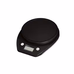 MAUL 1646090, Balance de ménage électronique, 5 kg, 1 g, Noir, Plastique, Rond