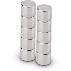 MAUL AIMANT NÉODYME EN FORME DE PASTILLE, LOT DE 10 AIMANTS RONDS PARTICULIÈREMENT PUISSANTS, AIMANTS AU DESIGN MODERNE, 10 X ...