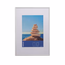 MAUL 1945805, Aluminium, Aluminium, Transparent, Cadre pour une seule photo, Table, Mur, 29 x 39 cm, Rectangulaire