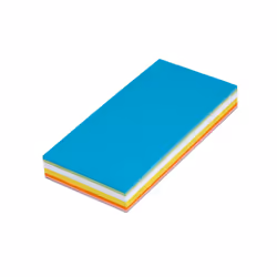 MAUL 6394099, Rectangle, Multicolore, Papier, 150 g/m², 205 mm, 95 mm