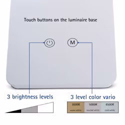 MAUL 8201702 lampe de table LED Blanc