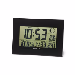 MAUL 9082890, Réveil numérique, Noir, LCD, AA, 230 mm, 160 mm