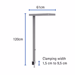 MAUL 8258395 lampe de table Argent
