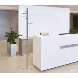 MAUL 9406496 porte-manteaux Colonne 7 crochet(s) Argent