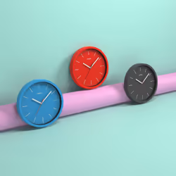 MAUL 9053434 wall/table clock Mur Digital clock Rond Bleu