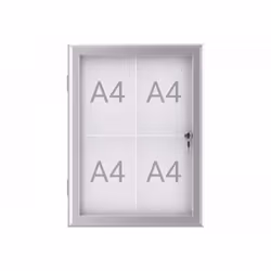 MAUL Excite, 434 x 608 mm, Portrait, Acier, Verre, Aluminium, 1 portes(s), 522 mm