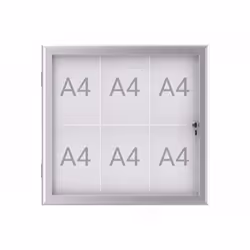 MAUL Excite, 651 x 608 mm, Portrait, Acier, Verre, Aluminium, 1 portes(s), 739 mm