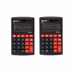 MAUL M 8 calculatrice Poche Calculatrice à écran Noir, Rouge