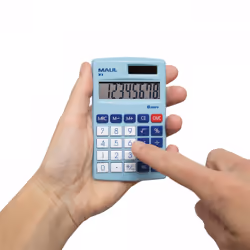 MAUL M 8 calculatrice Poche Calculatrice à écran Bleu, Blanc - Vue supplémentaire 4