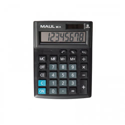 MAUL MC 8 calculatrice Poche Calculatrice à écran Noir