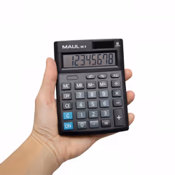 MAUL MC 8 calculatrice Poche Calculatrice à écran Noir