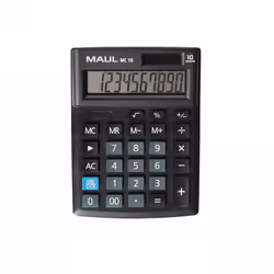 MAUL MC 10, Poche, Calculatrice à écran, 10 chiffres, 1 lignes, Batterie, Noir