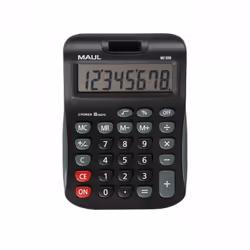 MAUL MJ 550, Poche, Calculatrice à écran, 8 chiffres, 1 lignes, Batterie, Noir
