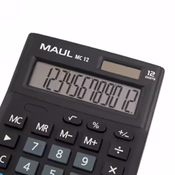 MAUL MC 12 calculatrice Poche Calculatrice à écran Noir