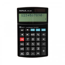 MAUL MTL 600 calculatrice Bureau Calculatrice à écran Noir