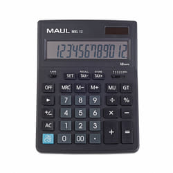 MAUL MXL 12 calculatrice Bureau Calculatrice à écran Noir