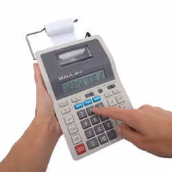 MAUL MPP 32 calculatrice Bureau Calculatrice imprimante Gris, Blanc