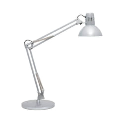 MAULstudy Lampe de bureau - pied - argenté - sans ampoule - 1 pièce - 69.5 x 23 x 49 cm - MAUL
