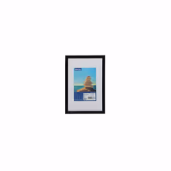 MAUL 1934490, Cadre pour une seule photo, Panneaux MDF, Plastique, Polycarbonate (PC), Noir, Table, 10 x 15 cm, Rectangulaire