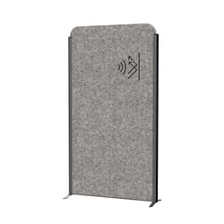 MAUL 9701089 cloison pour espace de travail Plaque de diviseur 1000 x 1820 mm Gris
