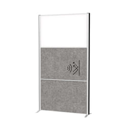 MAUL 9603095 cloison pour espace de travail Plaque de diviseur 1000 x 1820 mm Magnétique Inscriptible