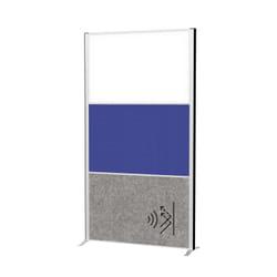 MAUL 9651695 cloison pour espace de travail Plaque de diviseur 1000 x 1820 mm Magnétique Inscriptible