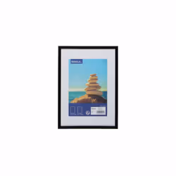MAUL 1935090, Cadre pour une seule photo, Panneaux MDF, Plastique, Polycarbonate (PC), Noir, Table, 15 x 21 cm, Rectangulaire