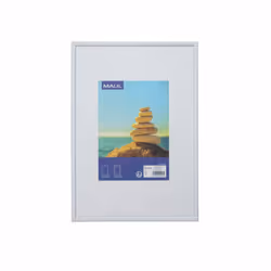 MAUL 1935402, Cadre pour une seule photo, Panneaux MDF, Plastique, Polycarbonate (PC), Blanc, Table, 21 x 30 cm, Rectangulair ...