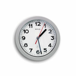 MAUL 9052895 Horloge murale et de table Horloge à quartz Rond Argent
