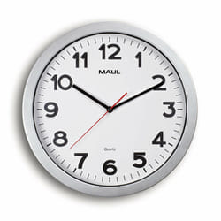 MAUL 9053695 Horloge murale et de table Horloge à quartz Rond Argent