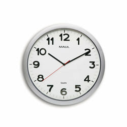 MAUL 9054195 Horloge murale et de table Horloge à quartz Rond Argent