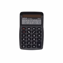 MAUL ECO MJ455, Bureau, Calculatrice basique, 8 chiffres, 1 lignes, Solaire, Noir
