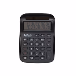 MAUL ECO MJ555, Bureau, Calculatrice basique, 10 chiffres, 1 lignes, Solaire, Noir