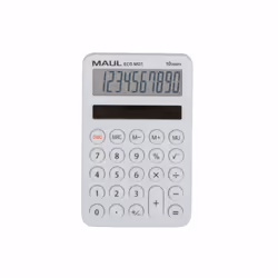 MAUL ECO MD 1, Poche, Calculatrice à écran, 10 chiffres, Solaire, Blanc