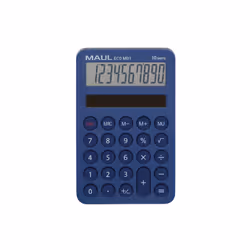 MAUL ECO MD1, Poche, Calculatrice basique, 10 chiffres, 1 lignes, Solaire, Bleu
