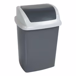 MAUL 9521087, 10 L, Rectangulaire, Plastique, Polypropylène (PP), Gris foncé, Blanc, Manuel, Plastique