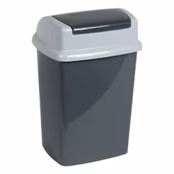 MAUL 9522487 poubelle 24 L Rectangulaire Plastique, Polypropylène (PP) Gris foncé, Blanc - Vue supplémentaire 6