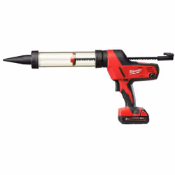 Pistolet à colle C18 PCG-400T-201B 400ml Milwaukee Force de poussée de 4500 Nm, compatible avec toutes les cartouches standar ...